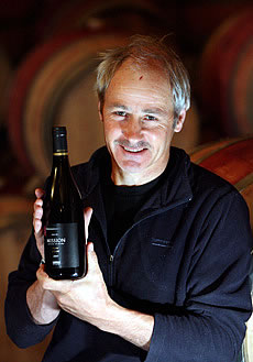 Mission wine maker, Paul Mooney with the multiple award winning Hawkes Bay 2007 Mission Reserve Syrah