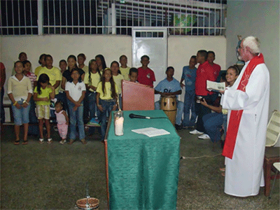 Tony O'Connor celebrates his 35th anniversary of Ordination in Bucaral, Valencia, Venezuela.