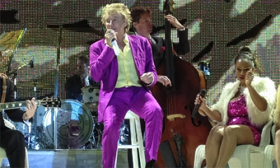 Rod Stewart at the 20th Mission Concert in 2012
