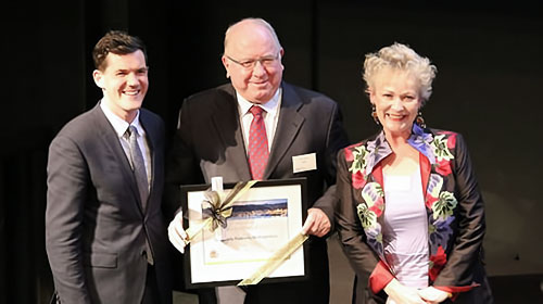 Absolutely Positively Wellingtonian Award Barry Scannell