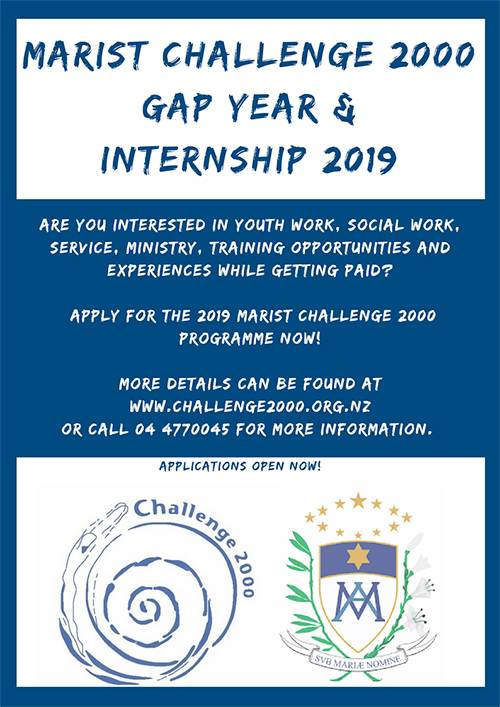 marist - challenge gap year